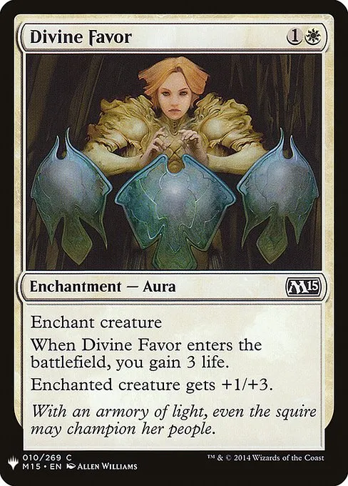 Divine Favor · The List M15-10/5050