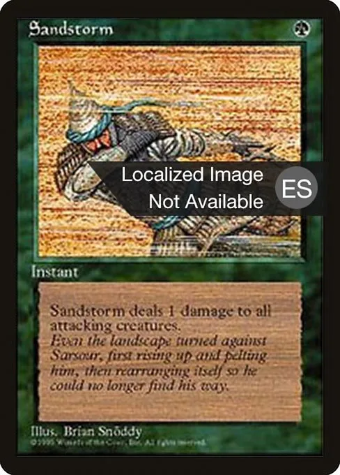 Sandstorm · Fourth Edition Foreign Black Border 269/378