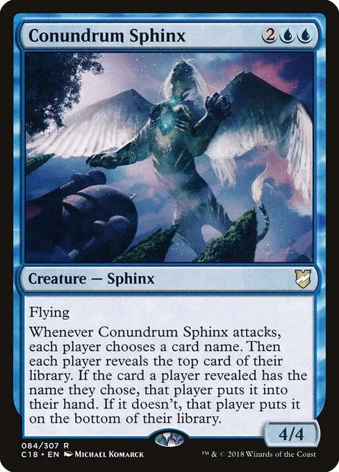 Conundrum Sphinx · Commander 2018 84/307