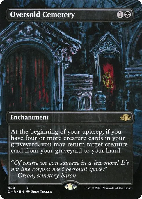 Oversold Cemetery · Dominaria Remastered 428/457