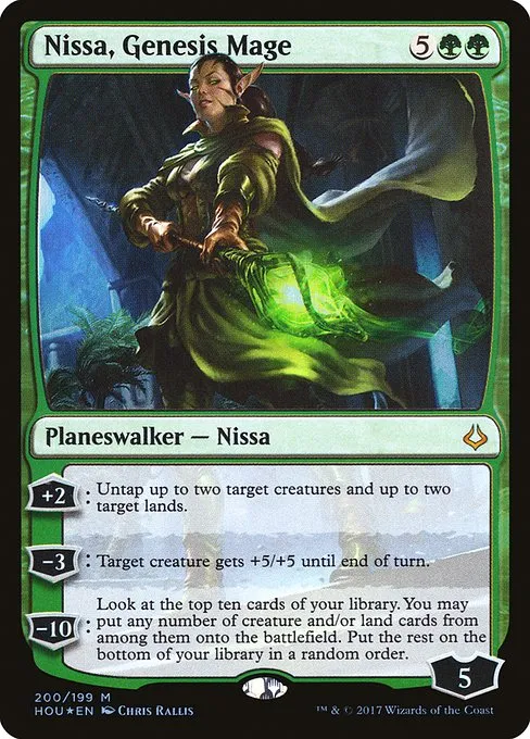 Nissa, Genesis Mage · Hour of Devastation 200/209