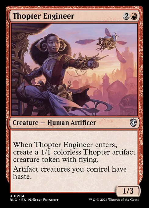 Thopter Engineer · Bloomburrow Commander 204/356