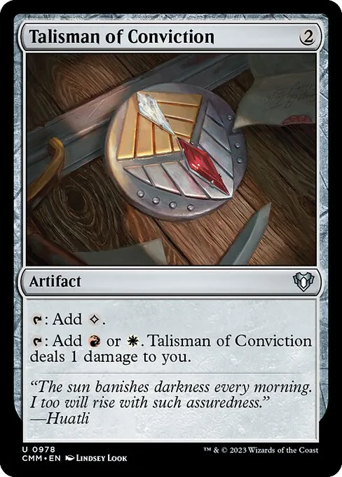 Talisman of Conviction · Commander Masters 978/1067