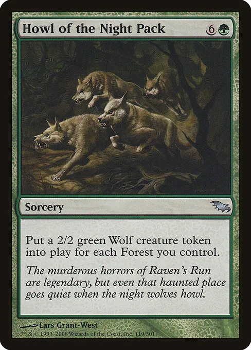 Howl of the Night Pack · Shadowmoor 119/302