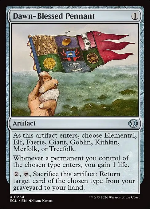 Dawn-Blessed Pennant · Lorwyn Eclipsed 254/408