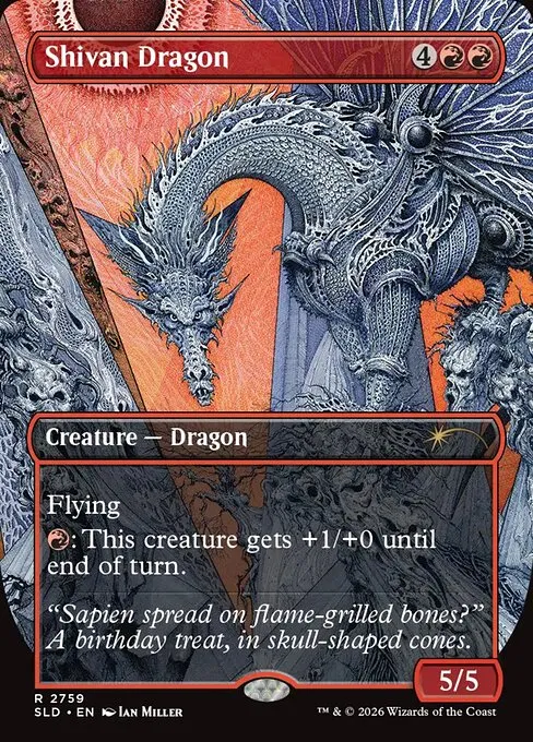 Shivan Dragon · Secret Lair Drop 2759/2547