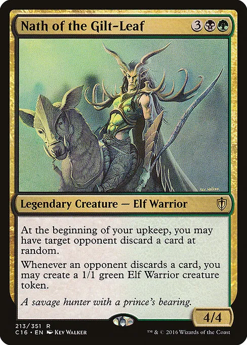 Nath of the Gilt-Leaf · Commander 2016 213/351
