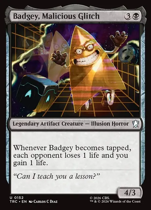 Badgey, Malicious Glitch · Star Trek Commander 152/1