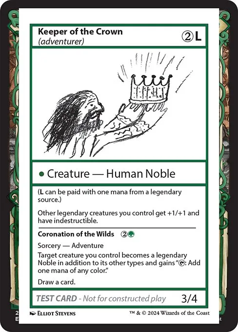 Keeper of the Crown // Coronation of the Wilds · Mystery Booster 2 577/385
