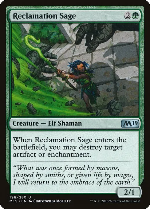 Reclamation Sage · Core Set 2019 196/314
