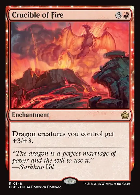 Crucible of Fire · Foundations Commander 148/3