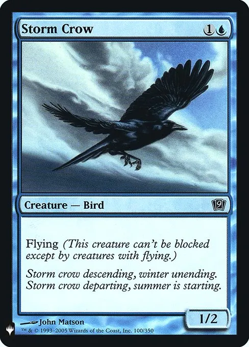 Storm Crow · The List 9ED-100/5050