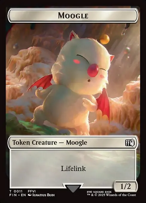 Moogle · Final Fantasy Tokens 11/37
