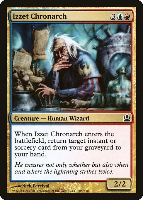 Izzet Chronarch · Commander 2011 205/318