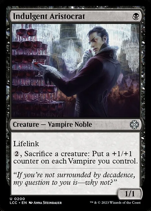 Indulgent Aristocrat · The Lost Caverns of Ixalan Commander 200/370