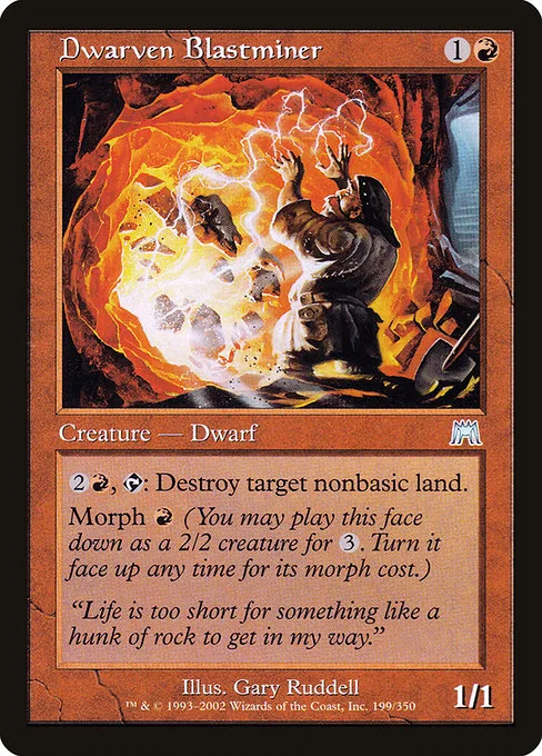 Dwarven Blastminer · Onslaught 199/351