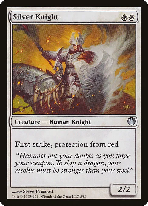 Silver Knight · Duel Decks: Knights vs. Dragons 8/81
