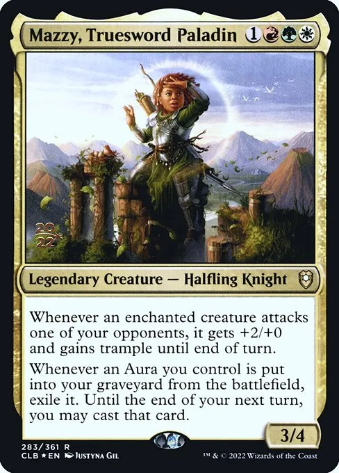 Mazzy, Truesword Paladin · Battle for Baldur's Gate Promos 283s/104