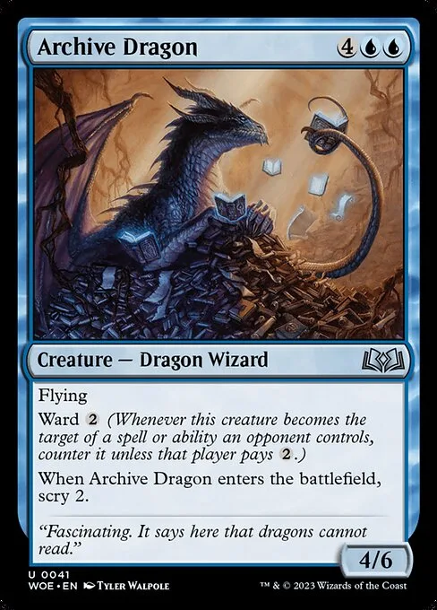 Archive Dragon · Wilds of Eldraine 41/381