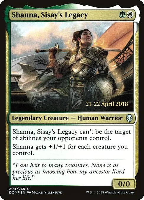 Shanna, Sisay's Legacy · Dominaria Promos 204s/118