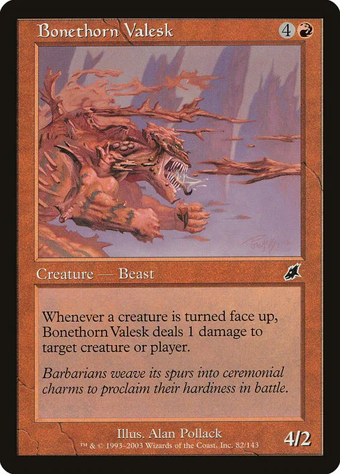 Bonethorn Valesk · Scourge 82/143