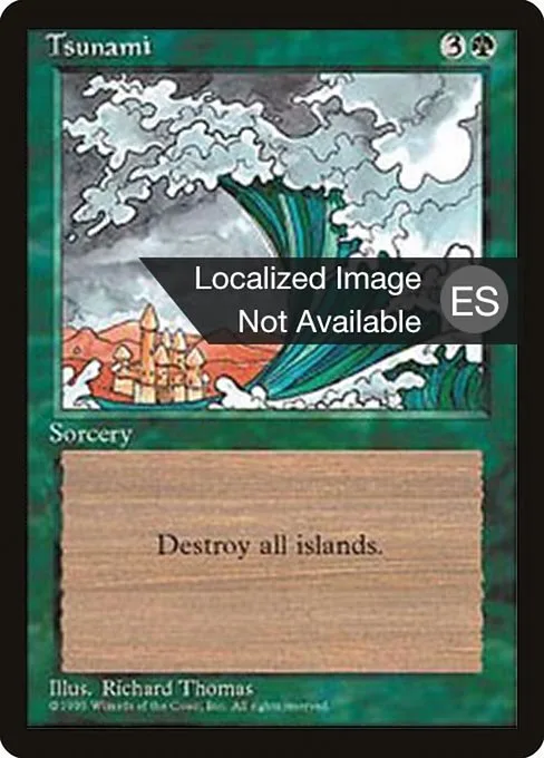 Tsunami · Fourth Edition Foreign Black Border 278/378
