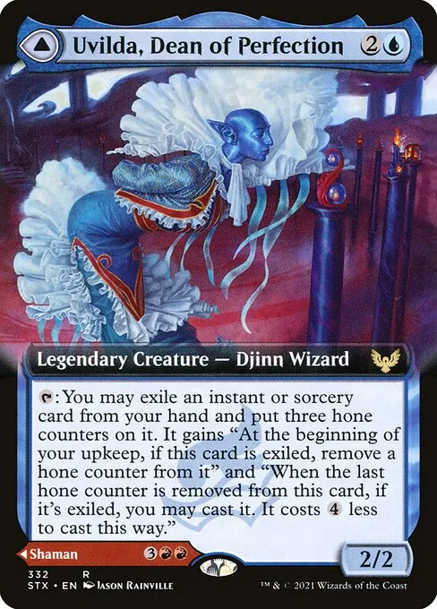 Uvilda, Dean of Perfection // Nassari, Dean of Expression · Strixhaven: School of Mages 332/393