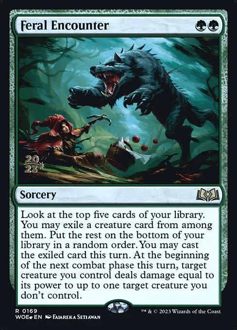 Feral Encounter · Wilds of Eldraine Promos 169s/160