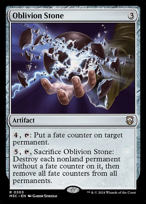 Oblivion Stone · Modern Horizons 3 Commander 303/398