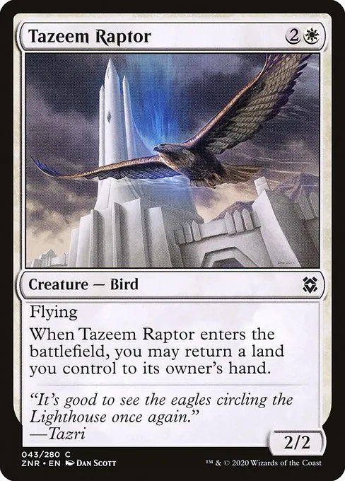 Tazeem Raptor · Zendikar Rising 43/407
