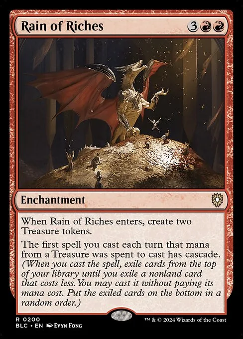 Rain of Riches · Bloomburrow Commander 200/356