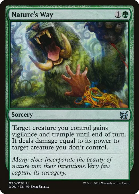 Nature's Way · Duel Decks: Elves vs. Inventors 20/76