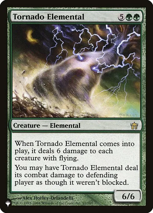 Tornado Elemental · The List 5DN-97/5050