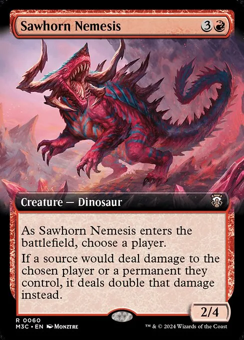 Sawhorn Nemesis · Modern Horizons 3 Commander 60/398