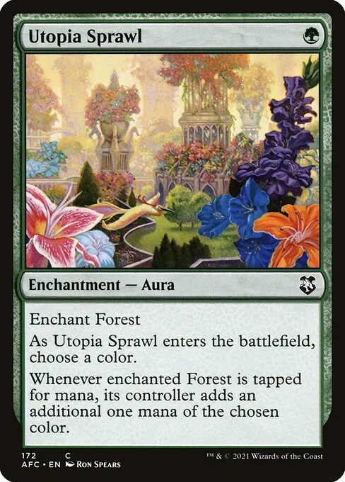 Utopia Sprawl · Forgotten Realms Commander 172/331