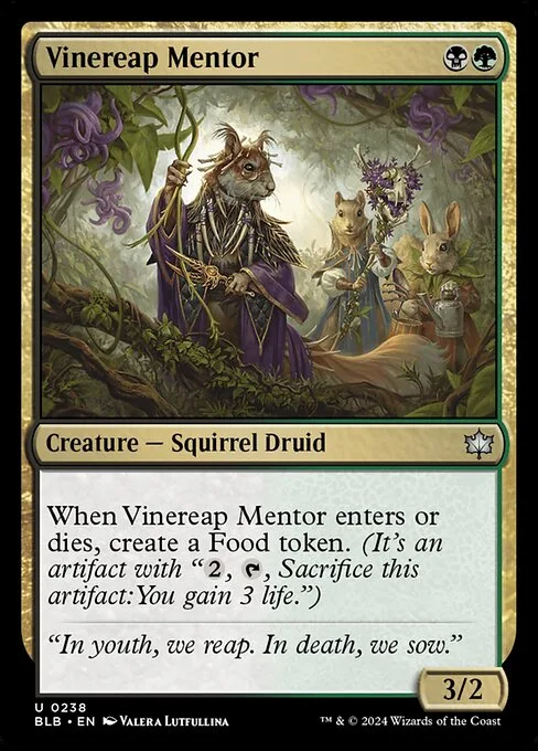 Vinereap Mentor · Bloomburrow 238/398