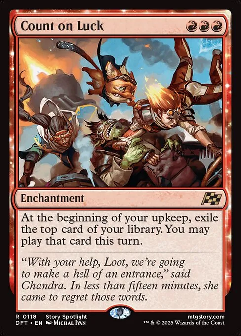 Count on Luck · Aetherdrift Promos 118p/160
