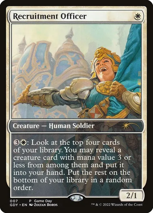 Recruitment Officer · Game Day Promos 7/9