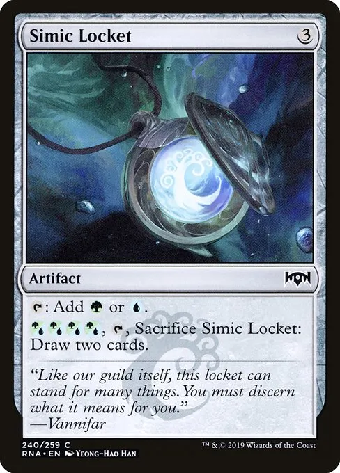 Simic Locket · Ravnica Allegiance 240/273