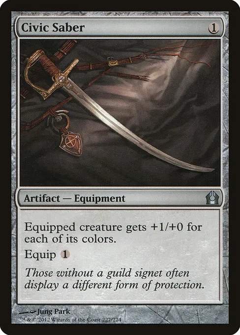 Civic Saber · Return to Ravnica 227/274