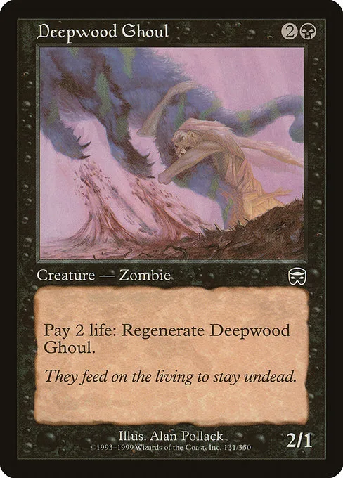 Deepwood Ghoul · Mercadian Masques 131/350