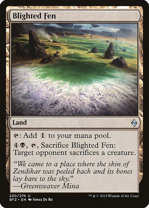 Blighted Fen · Battle for Zendikar 230/299