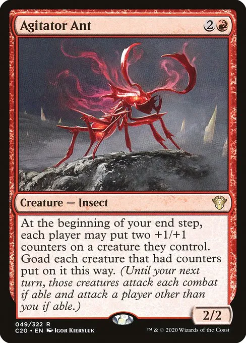 Agitator Ant · Commander 2020 49/322