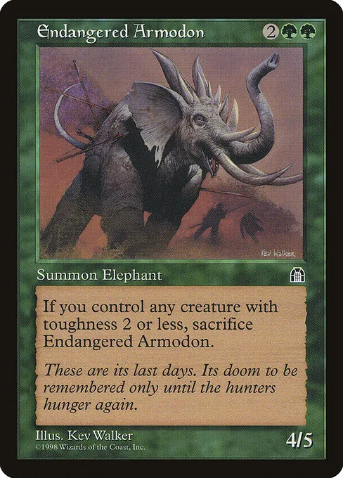 Endangered Armodon · Stronghold 107/143
