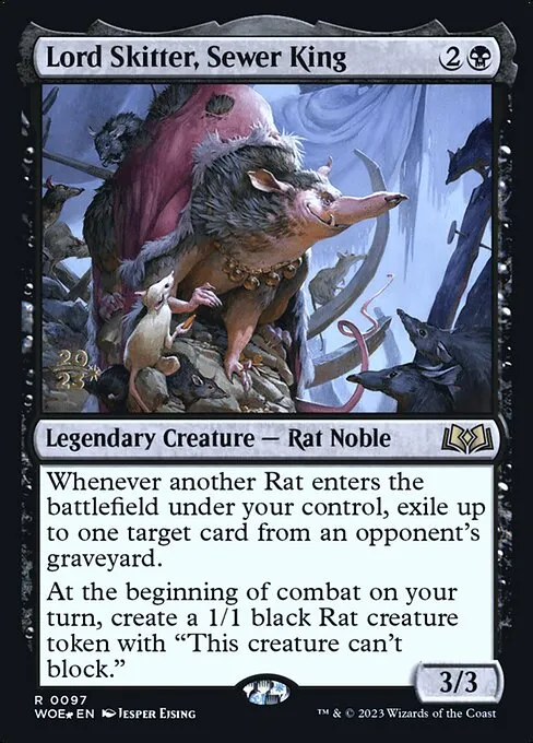 Lord Skitter, Sewer King · Wilds of Eldraine Promos 97s/160
