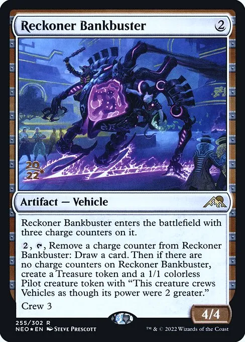 Reckoner Bankbuster · Kamigawa: Neon Dynasty Promos 255s/148