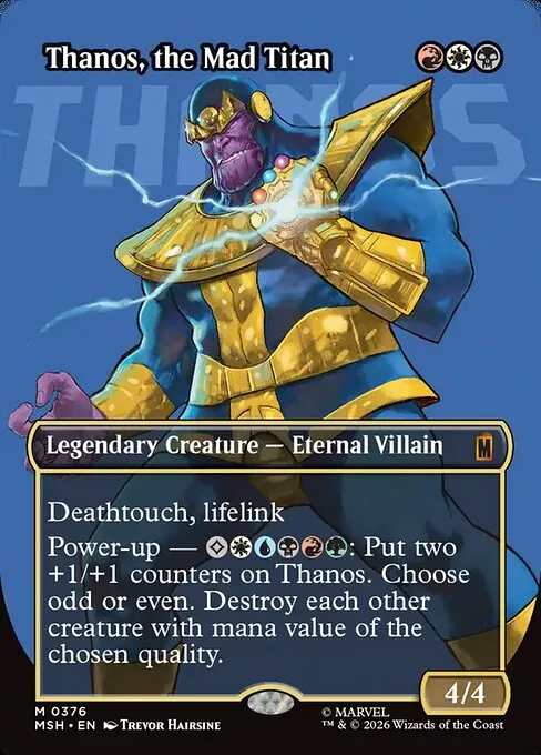 Thanos, the Mad Titan · Marvel Super Heroes 376/24
