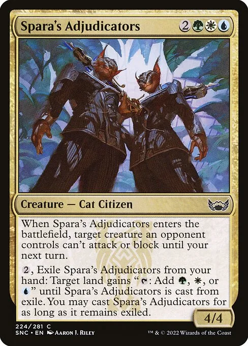 Spara's Adjudicators · Streets of New Capenna 224/513