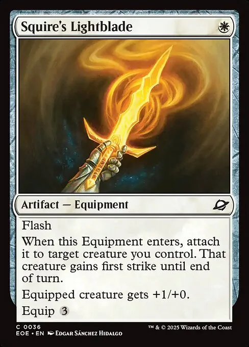 Squire's Lightblade · Edge of Eternities 36/400