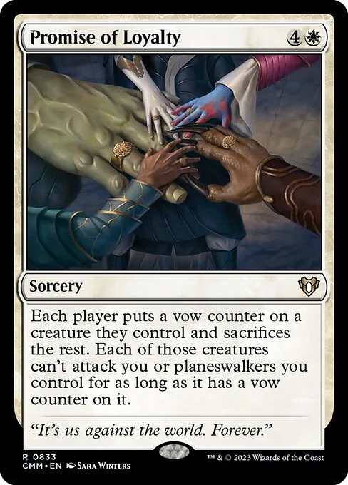 Promise of Loyalty · Commander Masters 833/1067
